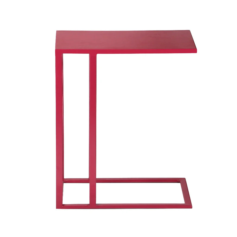 Tanu Iron Framed C Shaped Side Tables