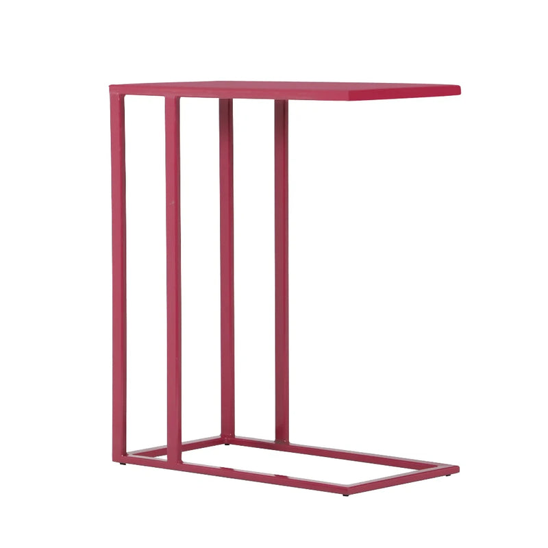 Tanu Iron Framed C Shaped Side Tables