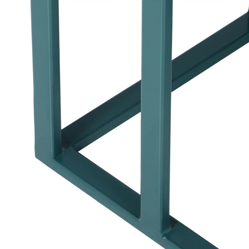 Tanu Iron Framed C Shaped Side Tables