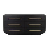 Tarrant Dresser Black Raffia Handles