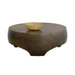 Tarsus Concrete Outdoor Round Coffee Table