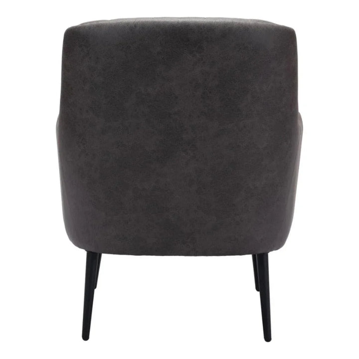Tasmania Accent Chair Vintage Black - LOOMLAN - Zuo Modern - Accent Chairs
