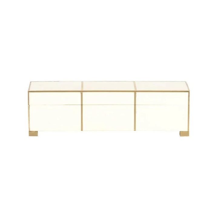 Tate Resin Made Box - LOOMLAN - Chelsea House - Boxes & Bowls