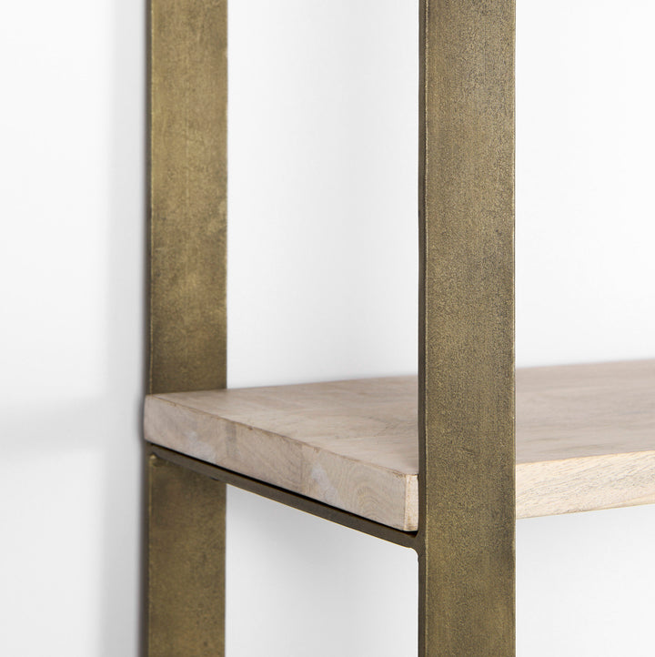 Taunton Black Iron Six Shelving Unit-Etageres-Mercana-LOOMLAN