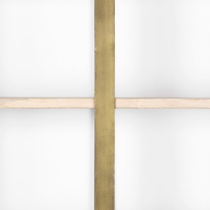 Taunton Black Iron Six Shelving Unit-Etageres-Mercana-LOOMLAN