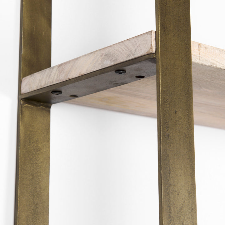 Taunton Black Iron Six Shelving Unit-Etageres-Mercana-LOOMLAN