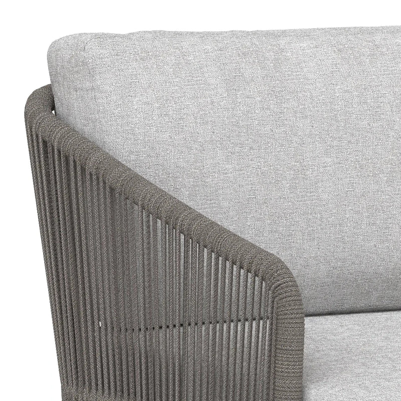 Tavira Fabric With Back Outdoor Couch-Outdoor Sofas & Loveseats-SUNPAN-LOOMLAN