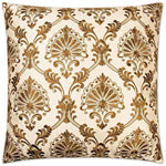 Tavoos Gold Throw Pillow With Insert