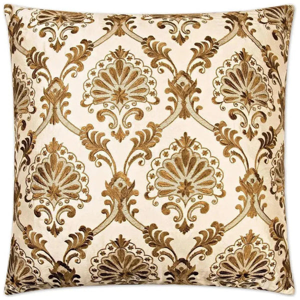 Tavoos Gold Throw Pillow With Insert - LOOMLAN - D.V. Kap - Throw Pillows
