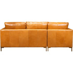 Taylor Leather Ambassador Camel Sectional