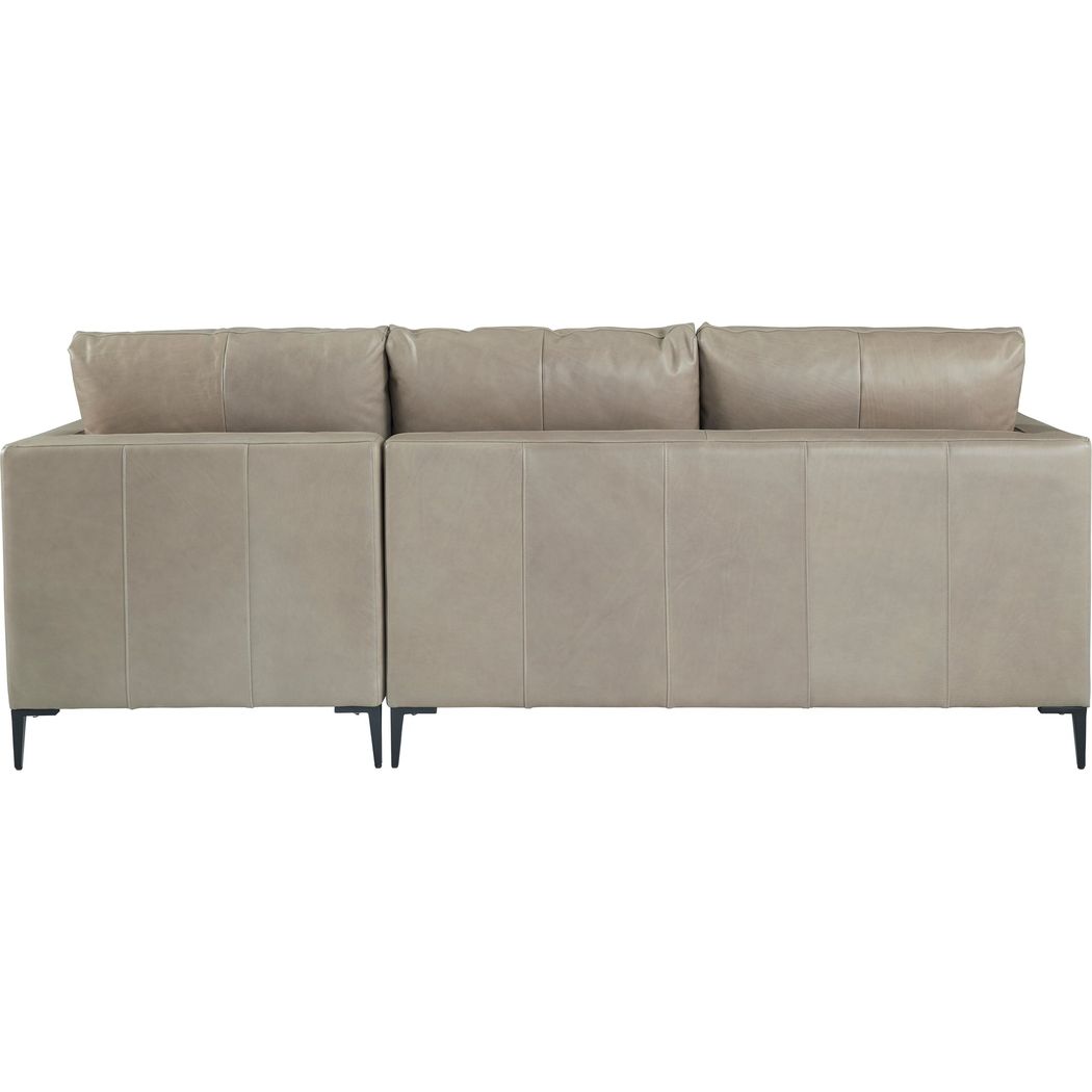 Taylor Leather In Mccann Mushroom Sectional