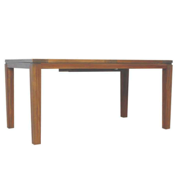 Teak Butterfly Leaf Umbrella Outdoor Dining Table-Outdoor Dining Tables-Lloyd Flanders-LOOMLAN