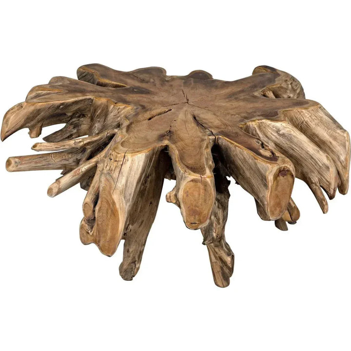 Teak Root Geometric Coffee Table - LOOMLAN - Noir - Coffee Tables