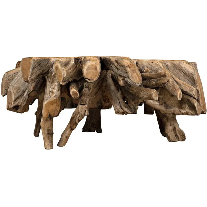 Teak Root Geometric Coffee Table - LOOMLAN - Noir - Coffee Tables