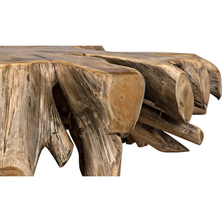 Teak Root Geometric Coffee Table - LOOMLAN - Noir - Coffee Tables