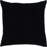 Tera Boho Throw Pillows With Down Insert-Throw Pillows-LOOMLAN-Black-LOOMLAN