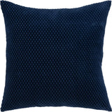 Tera Boho Throw Pillows With Down Insert-Throw Pillows-LOOMLAN-Deep Dark Blue-LOOMLAN