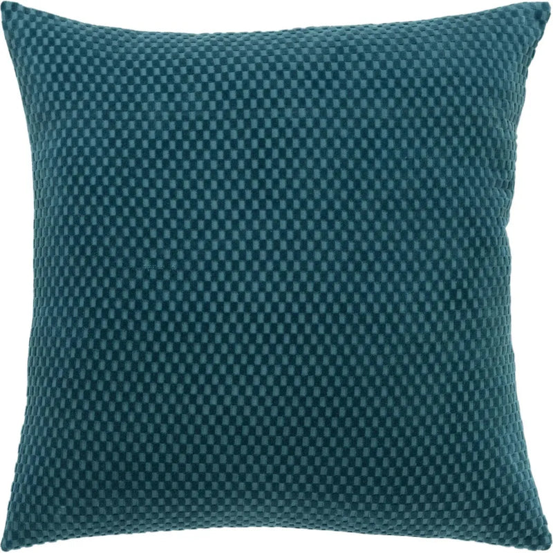 Tera Boho Throw Pillows With Down Insert-Throw Pillows-LOOMLAN-Teal-LOOMLAN