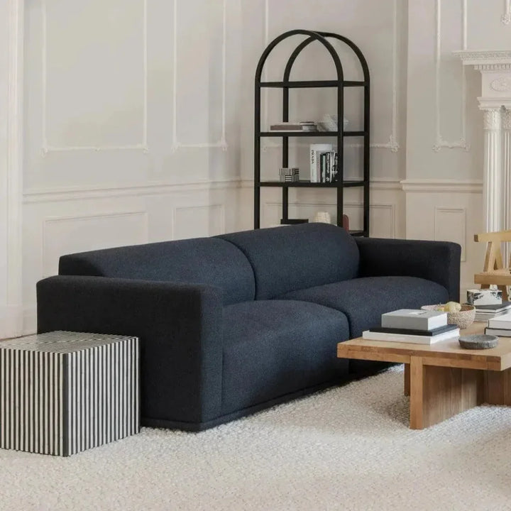 Terning Art Deco Bone Veneer Resin Accent Small Table - LOOMLAN - Moe's Home - Side Tables