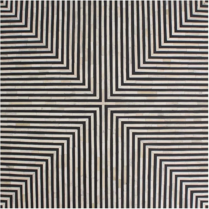 Terning Art Deco Bone Veneer Resin Square Coffee Table - LOOMLAN - Moe's Home - Coffee Tables