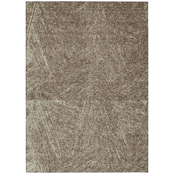 Terra Chocolate Washable Indoor-Outdoor Rug-Outdoor Rugs-LOOMLAN Rugs-2'6" x 3'10"-LOOMLAN