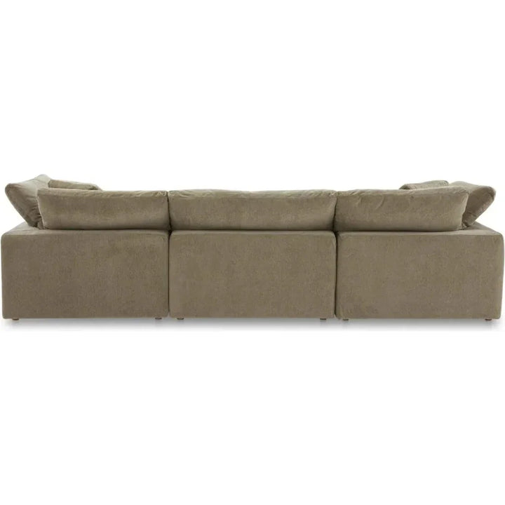 Terra Lounge Performance Fabric Green Modular Sectional-Modular Sofas-Moe's Home-LOOMLAN