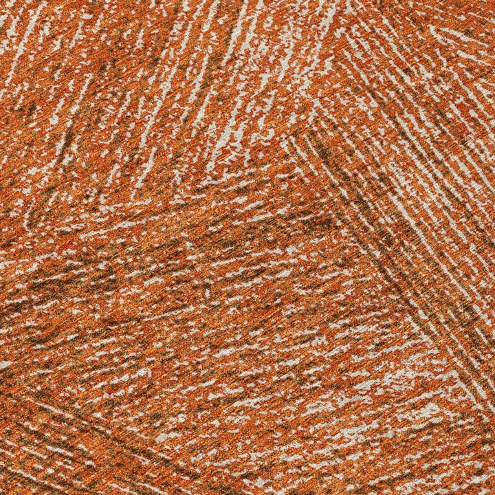 Terra Orange Washable Indoor-Outdoor Rug-Outdoor Rugs-LOOMLAN Rugs-LOOMLAN