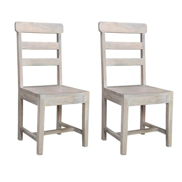 Terrace White Dining Chairs (Set of 2) Dining Chairs LOOMLAN By LOOMLAN