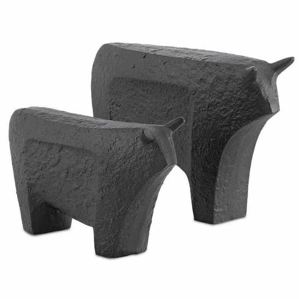 Textured Black Sampson Black Small Bull