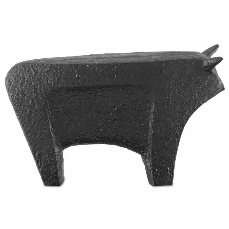 Textured Black Sampson Black Small Bull