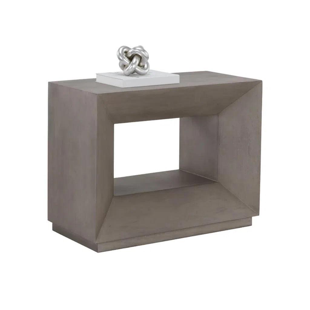 Thales Acacia Wooden Modern Nightstand