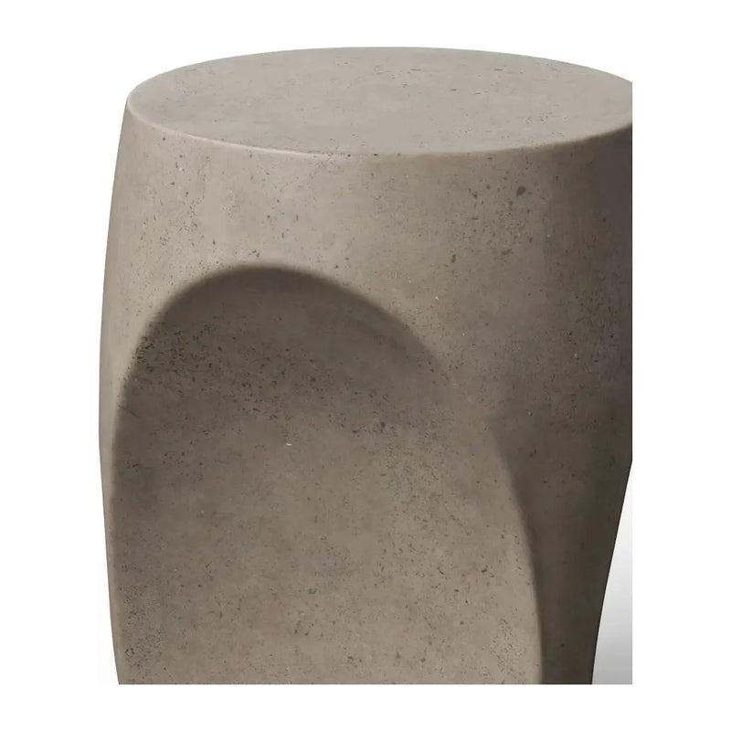 Thalia Concrete Made Outdoor Stool