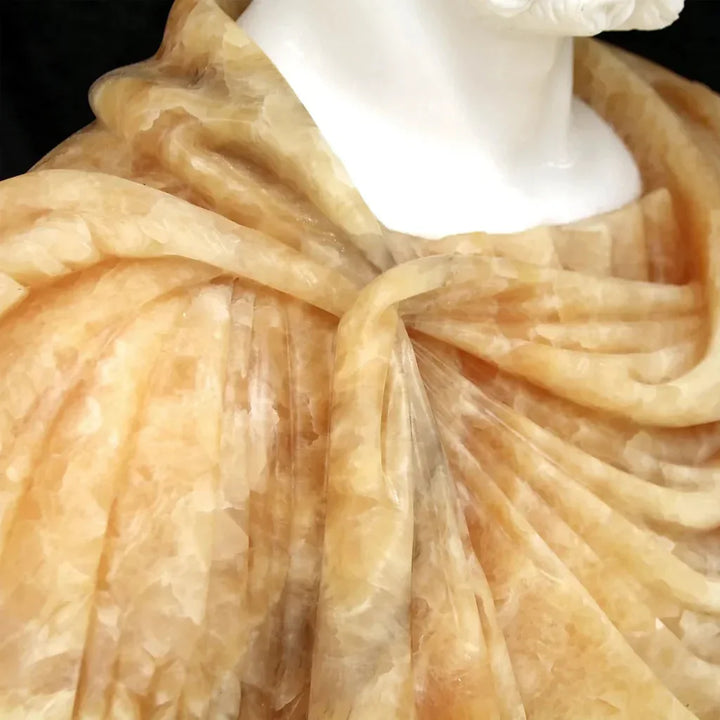 Thanos Marble Bust Sculpture - LOOMLAN - Currey & Co - Statues & Sculptures