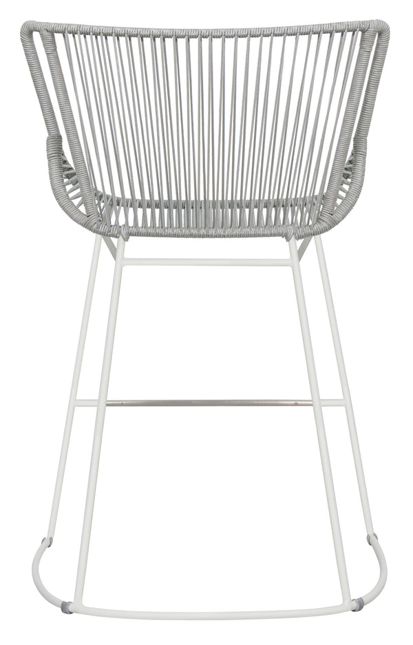 The Dane Dining Counter Chair Set of Two - Grey Outdoor Dining Chairs-Outdoor Dining Chairs-Seasonal Living-LOOMLAN