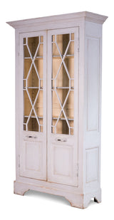 The Kentucky Bourbon Curio Glass Doors With Drawers-Buffets & Curios-Sarreid-LOOMLAN