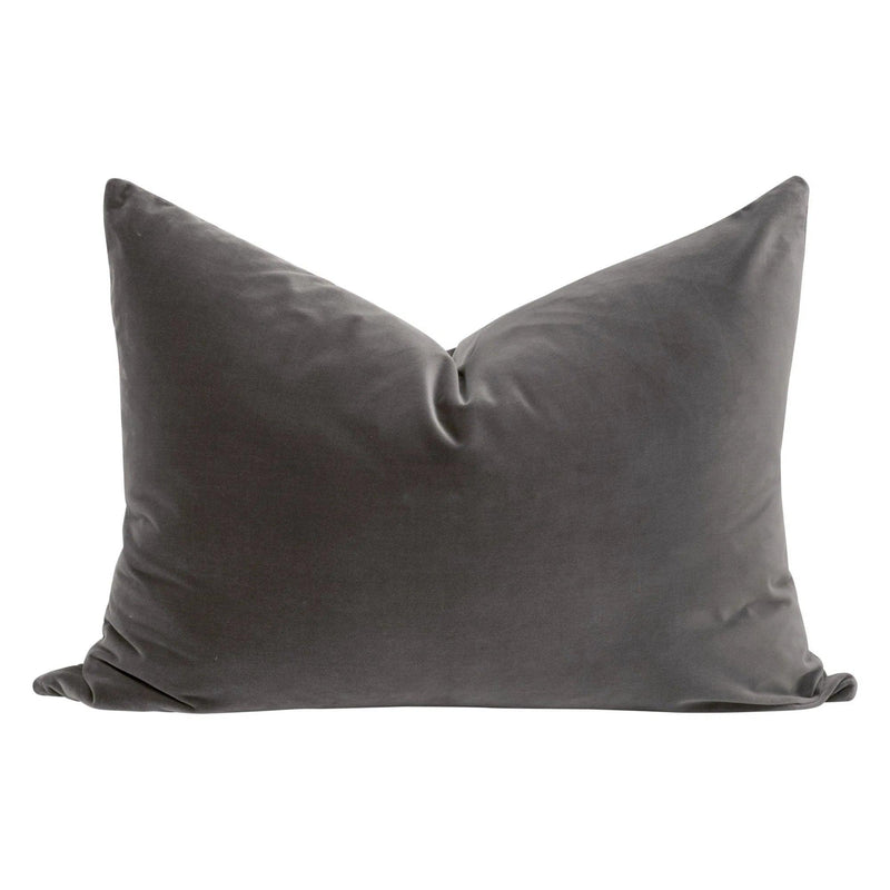 Dove Velvet Extra Large Lumbar Throw Pillow Set of 2