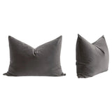 Dove Velvet Extra Large Lumbar Throw Pillow Set of 2