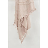 Thelma Textured Cotton Throw Blanket