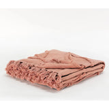 Thelma Textured Cotton Throw Blanket