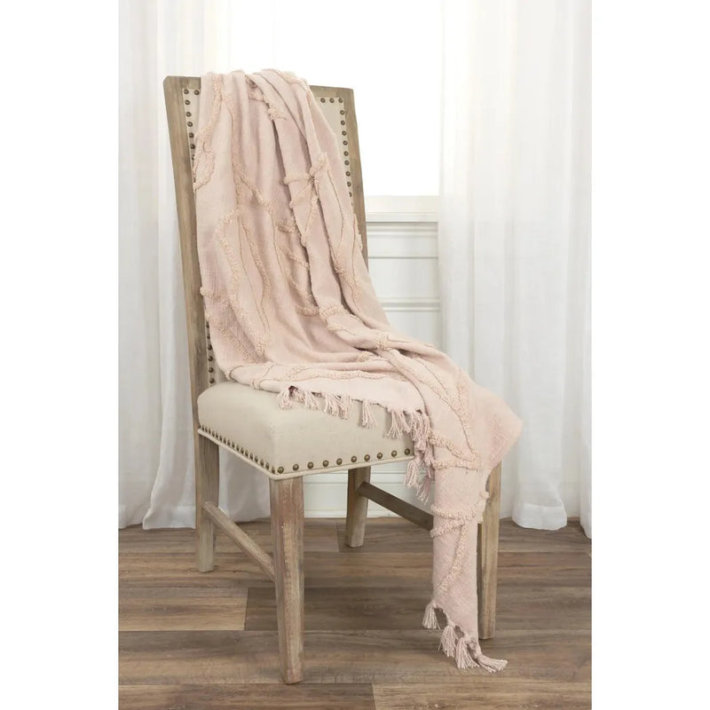 Thelma Textured Cotton Throw Blanket