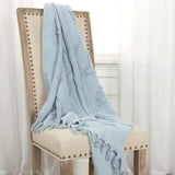 Thelma Textured Cotton Throw Blanket