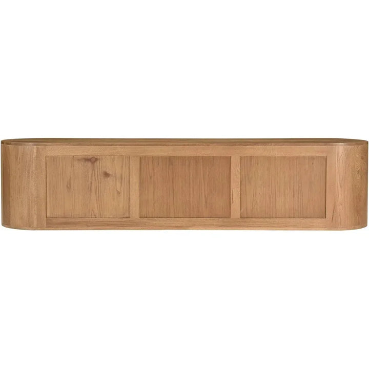 Theo Natural Wood Media Bench - LOOMLAN - Moe's Home - TV Stands & Media Centers