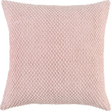 Theo Textured Couch Throw Pillow Down Insert-Throw Pillows-LOOMLAN-Blush-LOOMLAN