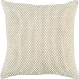 Theo Textured Couch Throw Pillow Down Insert-Throw Pillows-LOOMLAN-Natural-LOOMLAN