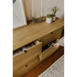 Theo Wood Brown 6 Drawer Dresser