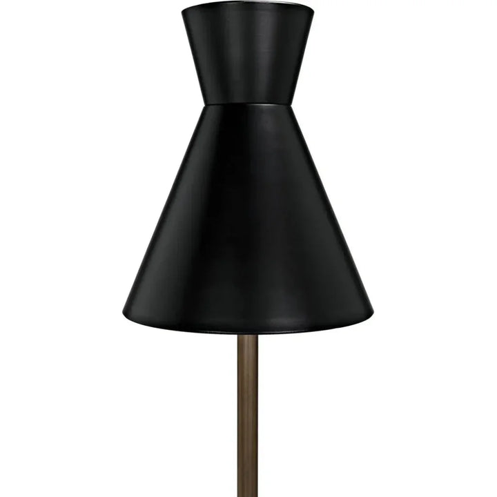Thinking Cap Floor Lamp-Floor Lamps-Noir-LOOMLAN