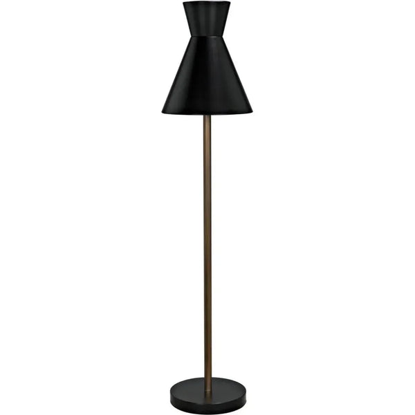 Thinking Cap Floor Lamp-Floor Lamps-Noir-LOOMLAN