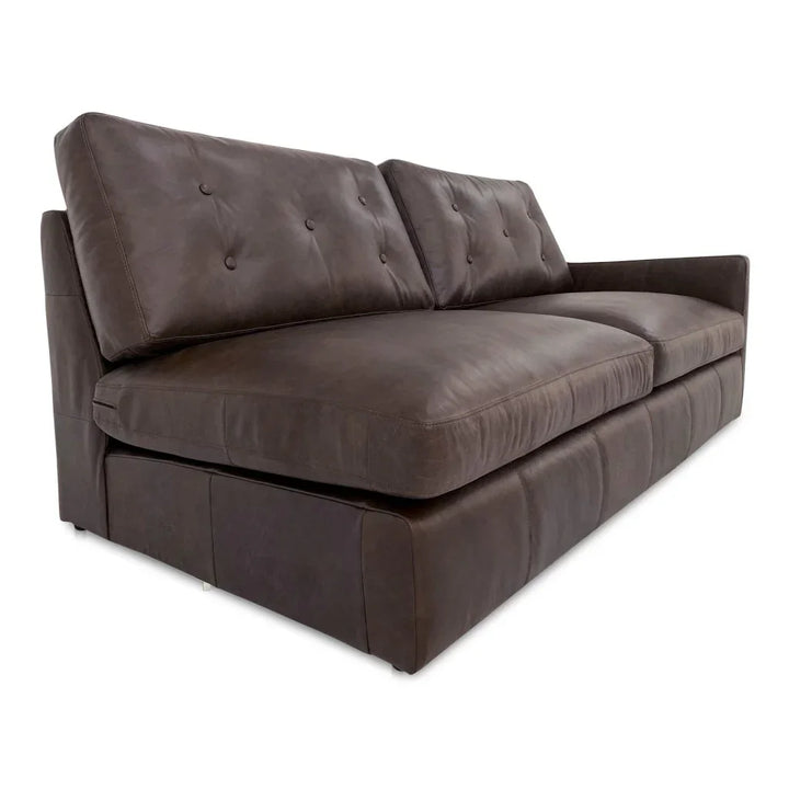 Thurlow Top Grain Leather Sofa - LOOMLAN - Moe's Home - Sofas & Loveseats
