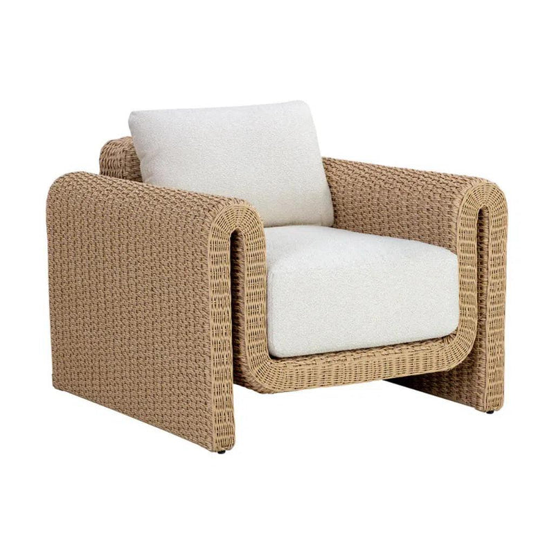 Tibi Fabric Outdoor Lounge Chair-Outdoor Lounge Chairs-SUNPAN-Natural-LOOMLAN