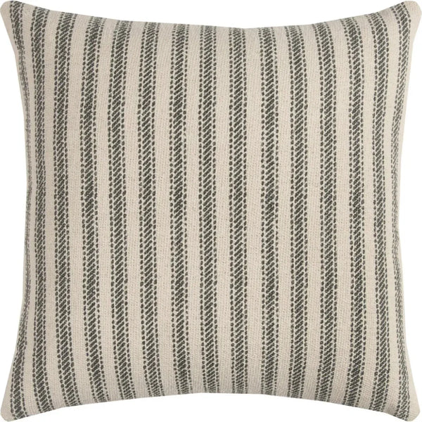 Ticking Stripe Decorative Pillow With Insert - LOOMLAN - LOOMLAN - Throw Pillows